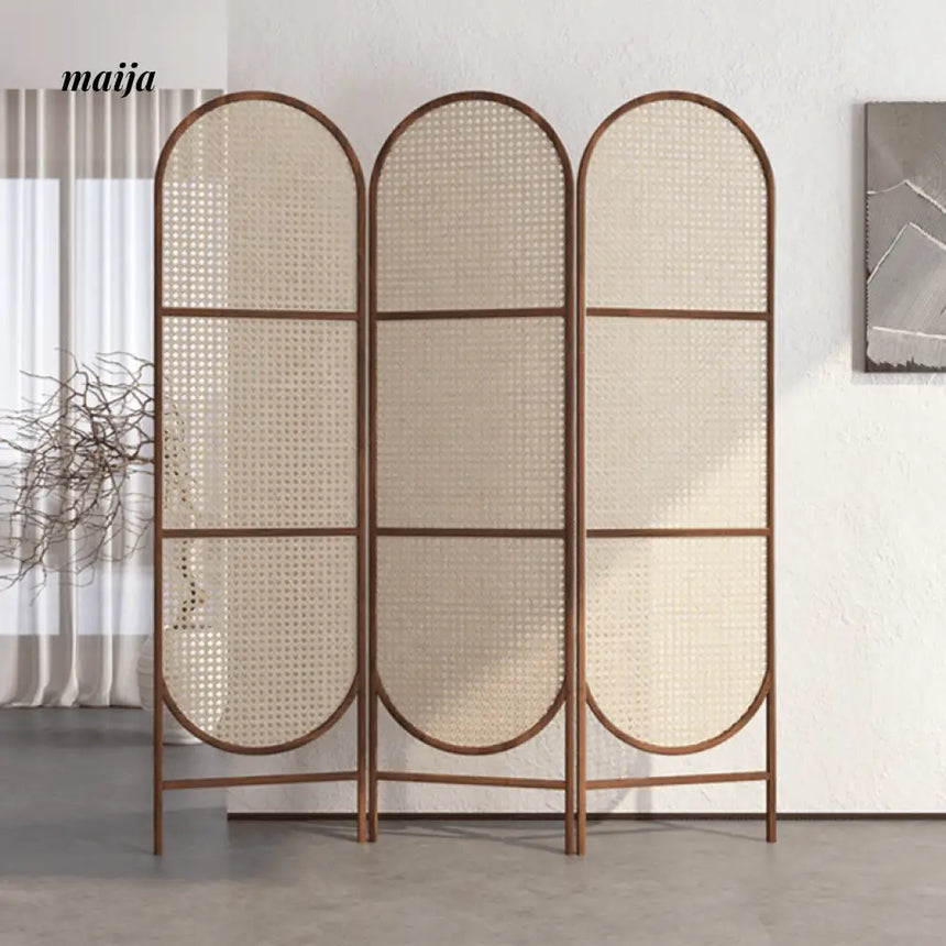 HARUNO Hana Rattan Partition Wall from HARUNO