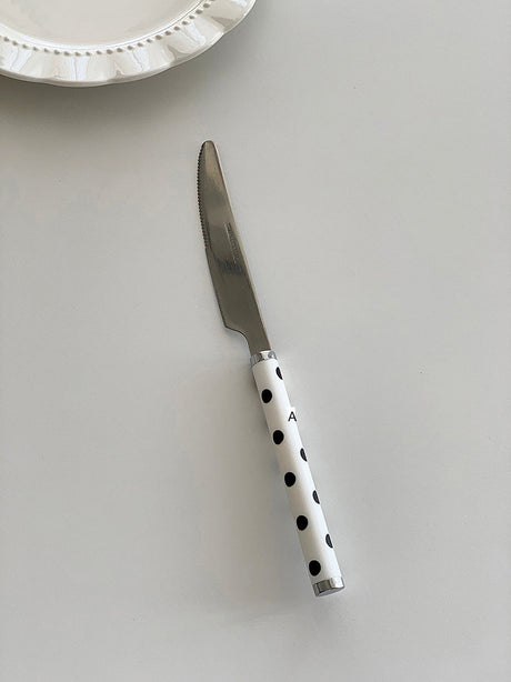 YASUKI Odette Elegant Wave-Patterned Dining Cutlery Set from YASUKI
