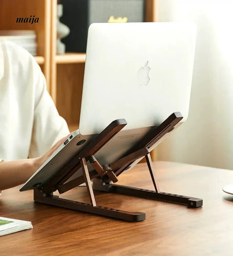 KIMACHI Wooden Foldable Adjustable Laptop Stand from KIMACHI