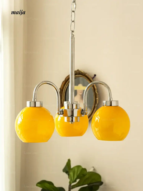 LYNN Persimmon Designer Chandelier from Lynn's Lamp