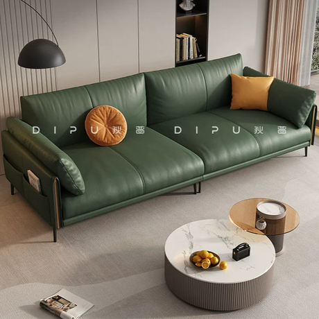 DIPU Stella Italian Pinewood Cowhide Sofa from DIPU