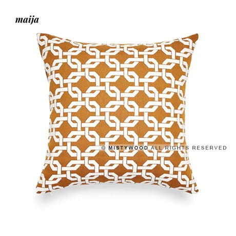 MISTYWOOD Modern Fox Pillow with Raccoon Design from MISTYWOOD