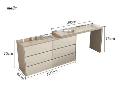 MEIHOUSE Modern Minimalist Dressing Table Bedroom Storage System from MEIHOUSE