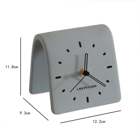LENYVASEN Lila Quiet Ceramic Table Clock from LENYVASEN