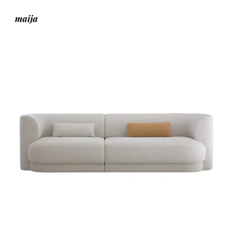 YAN JIAN Nordic Velvet Sofa in Cream Style from YAN JIAN