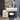 BESTFU Maelle Cream Compact Dressing Table with Clean Lines from BESTFU