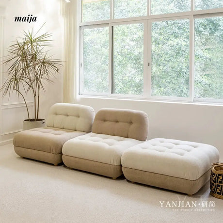 YAN JIAN Creative Wabi-Sabi Module Sofa in Light Luxury Style from YAN JIAN