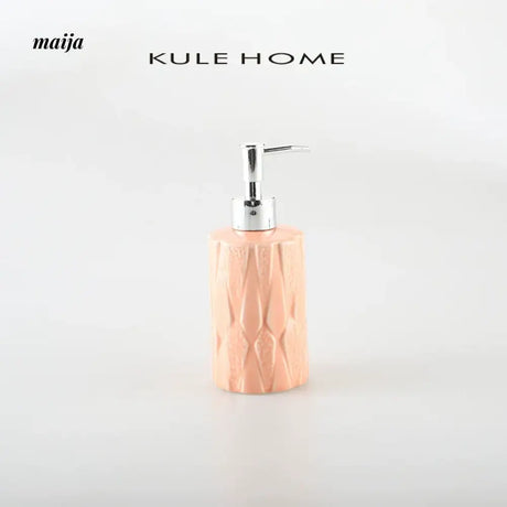 KULE HOME Ceramic Lotion Bottle for Shower Gel from KULE HOME