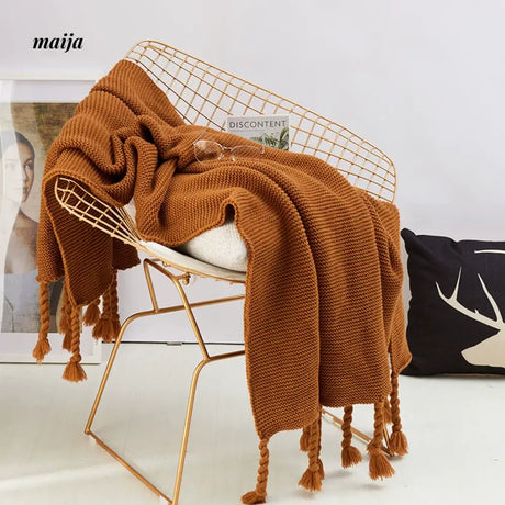 MAN YUE HOME Scandinavian Knitted Duvet with Cotton for Winter Use from MAN YUE HOME