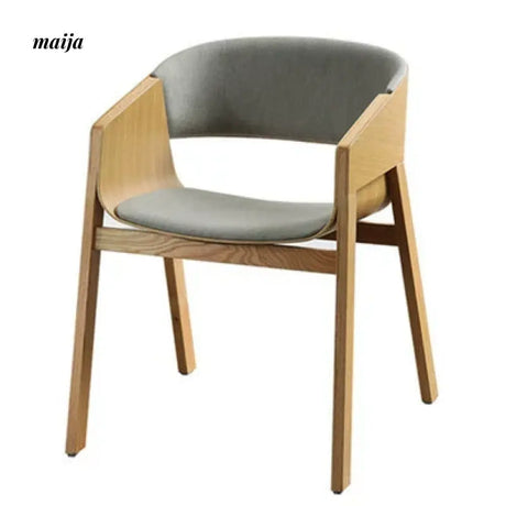 MIKA Armrest Solid Wood Designer Chair from MIKA