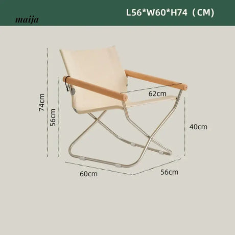 PUMPKIN BOX Nordic Folding Canvas Chair from PUMPKIN BOX