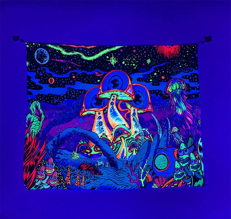 ZHANG MEIMEI Fluorescent Starry Sky Tapestry from ZHANG MEIMEI