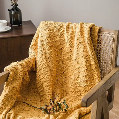 MAN YUE HOME Ins Sofa Blanket Nap Towel for Office and Bed from MAN YUE HOME