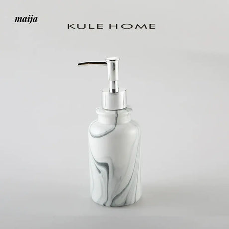 KULE HOME Marble Ceramic Lotion and Soap Dispenser from KULE HOME