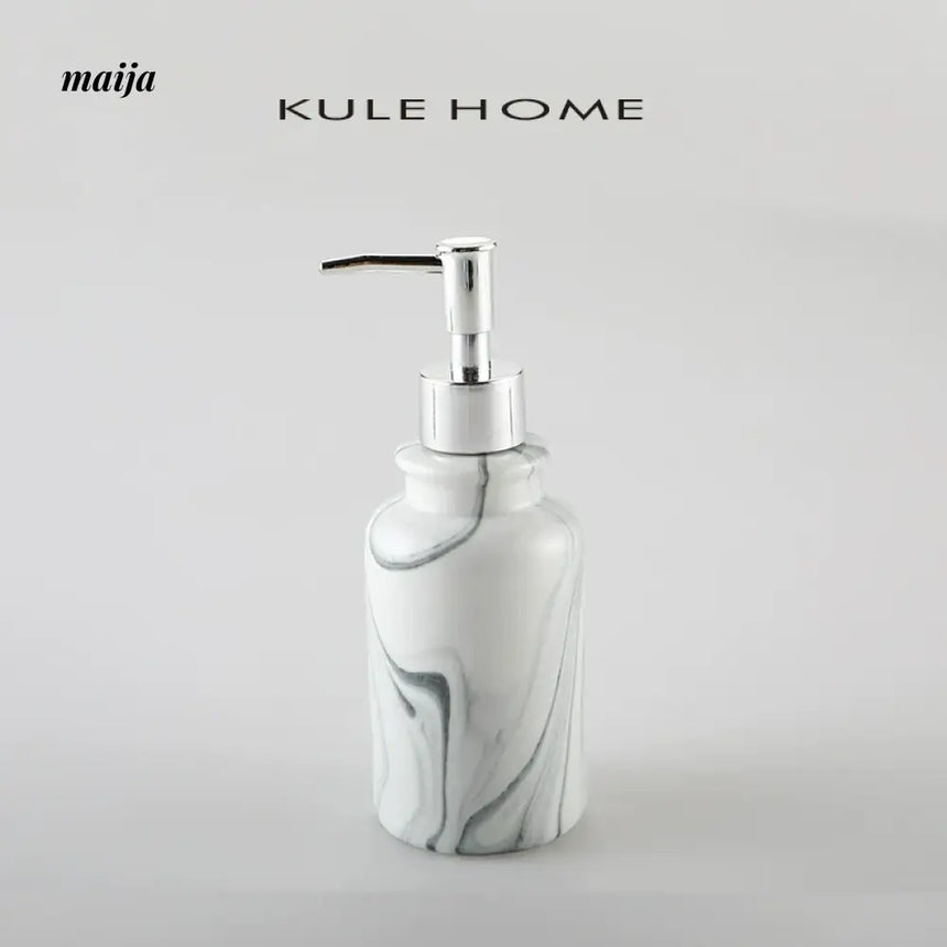 KULE HOME Marble Ceramic Lotion and Soap Dispenser from KULE HOME