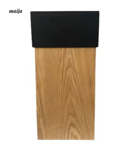 MUSN Oversized Wooden Flip Trash Bin from MUSN