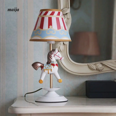 QXWD Rotating Table Lamp Children's Room from QXWD