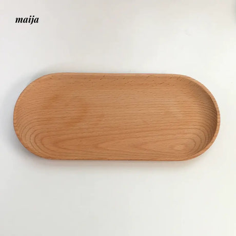 BANKE Rectangular Wooden Tray Tea Dessert Plate from BANKE