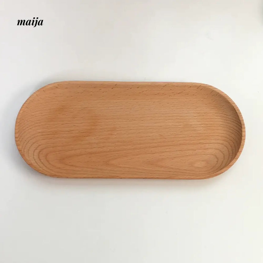 BANKE Rectangular Wooden Tray Tea Dessert Plate from BANKE