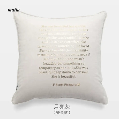 MISTYWOOD Black and White Decorative Pillow Sleeve from MISTYWOOD