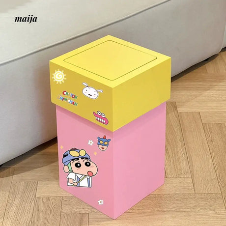 MUSN Cream Wind Trash Bin from MUSN