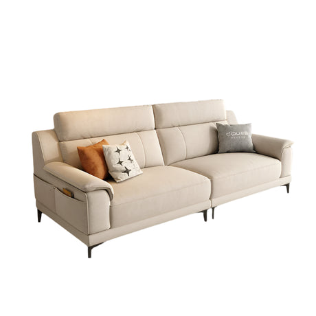 DIPU Theodore Minimalist Internet Celebrity Cream Sofa from DIPU
