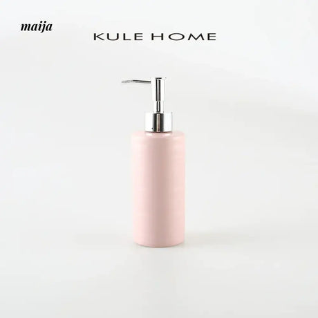 KULE HOME Ceramic Scandinavian Lotion and Shampoo Bottle from KULE HOME