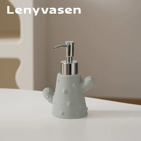 LENYVASEN Iris Ceramic Shower Gel Bottle from LENYVASEN