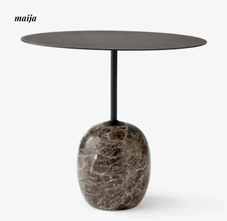 YAN JIAN Minimalist Marble Side Table from YAN JIAN