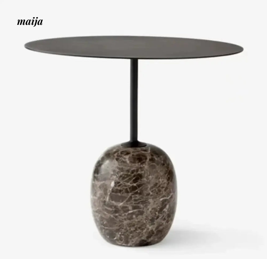 YAN JIAN Minimalist Marble Side Table from YAN JIAN