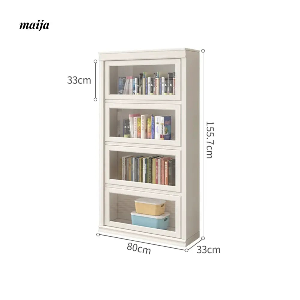 MEIHOUSE Dust-Proof Bookcase Glass Door Standing Cabinet from MEIHOUSE