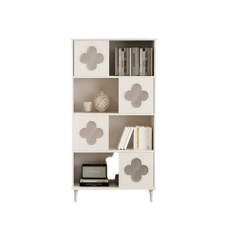 LINYUE Magnus Medieval Solid Wood Bookcase with Display Rack from LINYUE