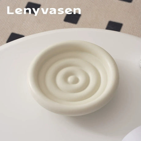 LENYVASEN Kai Bathroom Ceramic Storage Tray from LENYVASEN
