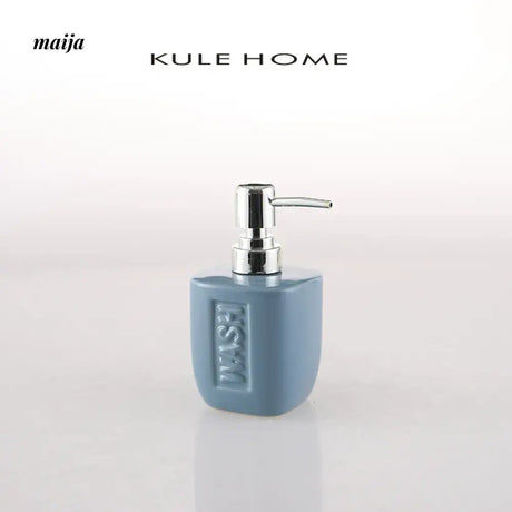 KULE HOME Pastel Ceramic Lotion Bottle for Bathroom from KULE HOME