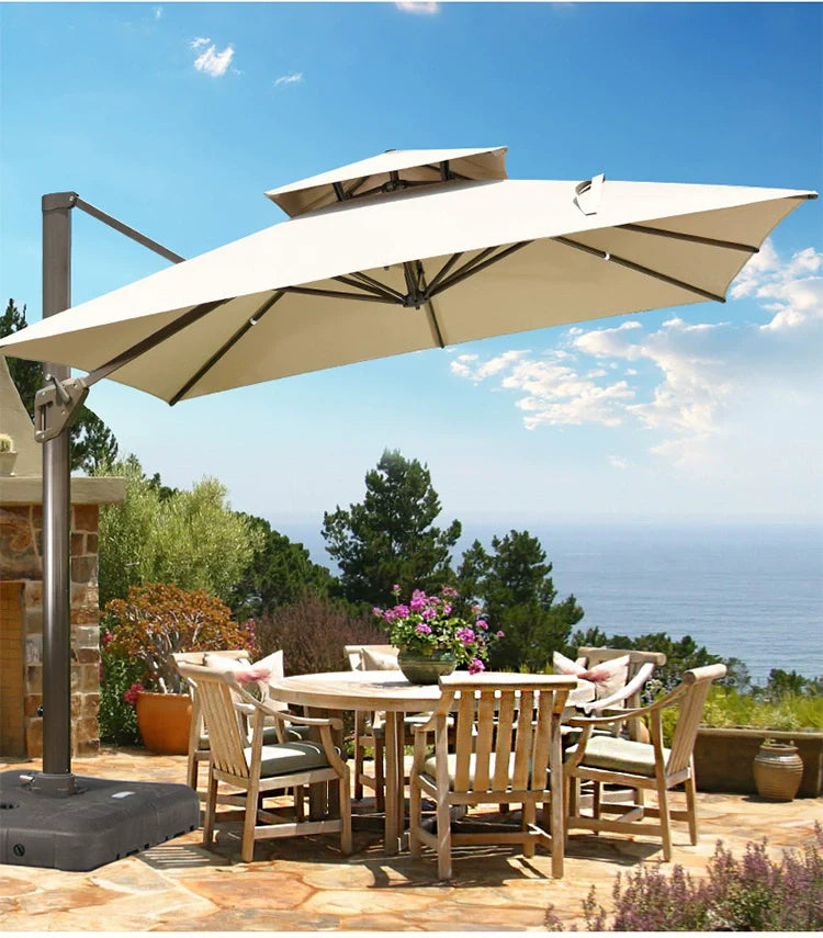 MOJIA Valeria European-Style Roman Garden Umbrella for Shade & Elegance from MOJIA