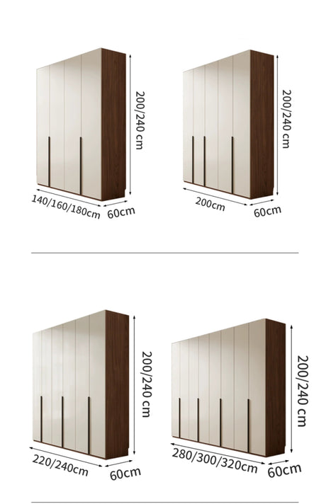 AIWO Leander Deep Storage One-Door Wardrobe for Small Spaces from AIWO