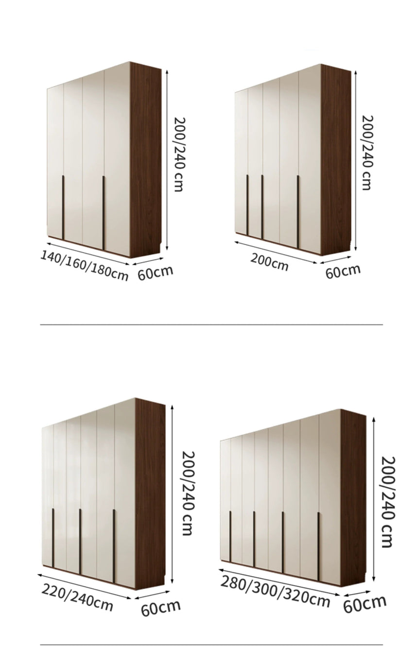 AIWO Leander Deep Storage One-Door Wardrobe for Small Spaces from AIWO