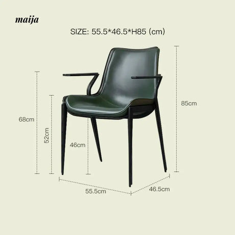 LAZYSPACE Alice Leather Dining Chair from LAZYSPACE