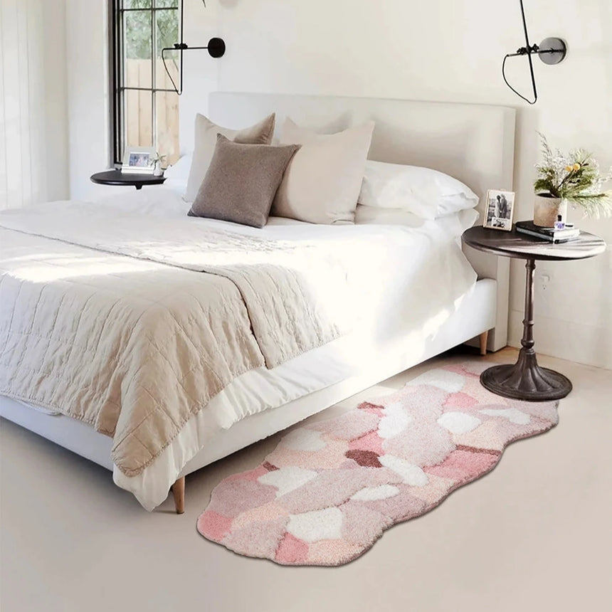 KENZAKI Sakura Snow Washable Rug from KENZAKI