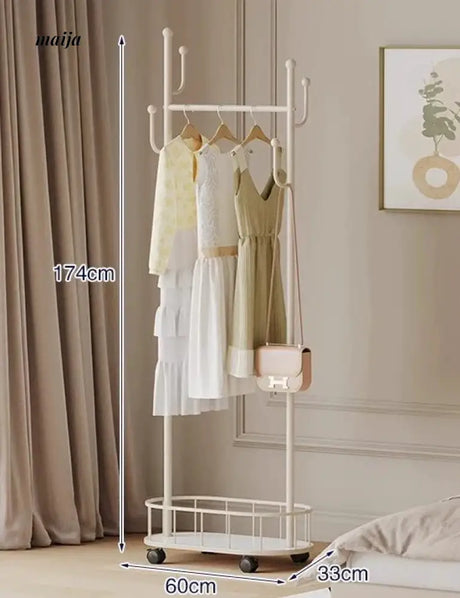 Marshall Load-Bearing Coat Hanger with Basket from AI