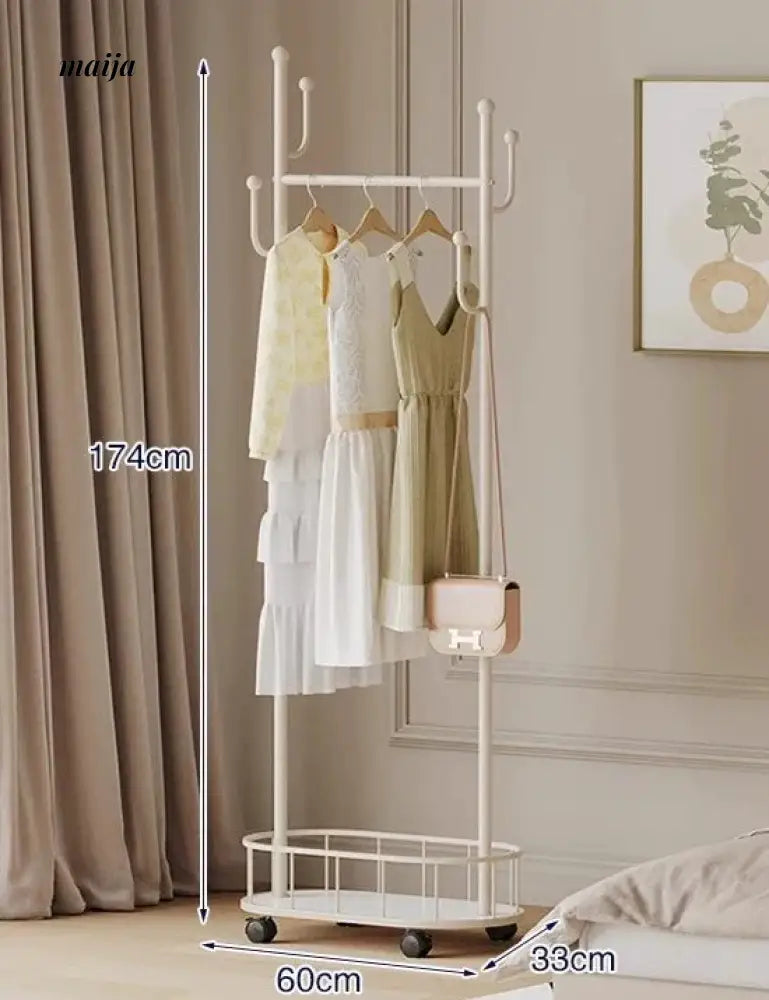 Marshall Load-Bearing Coat Hanger with Basket from AI