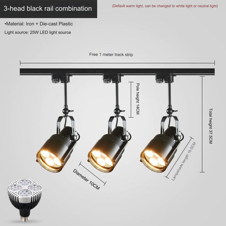 MODENG Retro Spotlight Bar Ceiling Light from MODENG