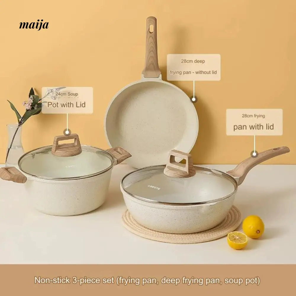 CAROTE Non-Stick Pot Full Kitchen Set from CAROTE