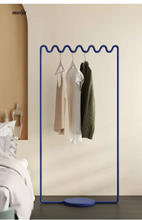 JINRAN Creative Floor Cloak Rack Iron Design from JINRAN