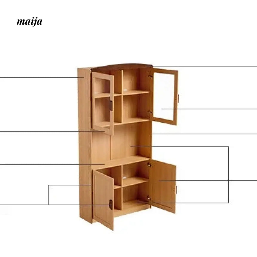 LINSYKIDS Brown Bear Wooden Study Desk and Cabinet from LINSY KIDS