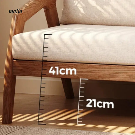 Mikolaj Solid Wood Sofa from AI