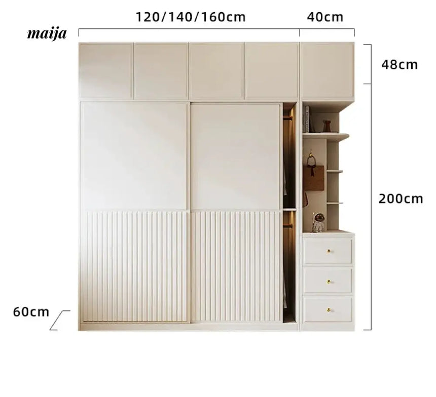 Castaneda Sliding Door Wardrobe from maija
