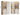 MEIHOUSE French Cream Sliding Door Bedroom Wardrobe Modern Storage from MEIHOUSE