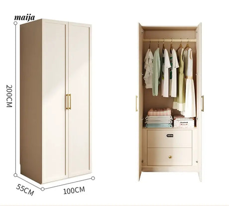 MEIHOUSE French Cream Bedroom Large Top Storage Wardrobe from MEIHOUSE
