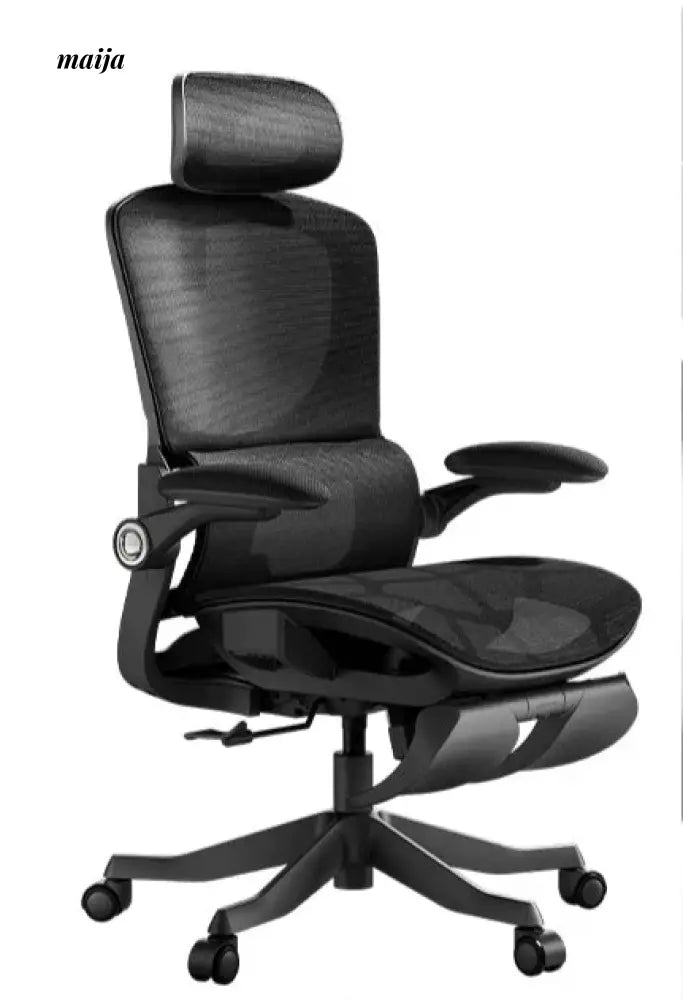 Black and White P53 Computer Chair from Hbada